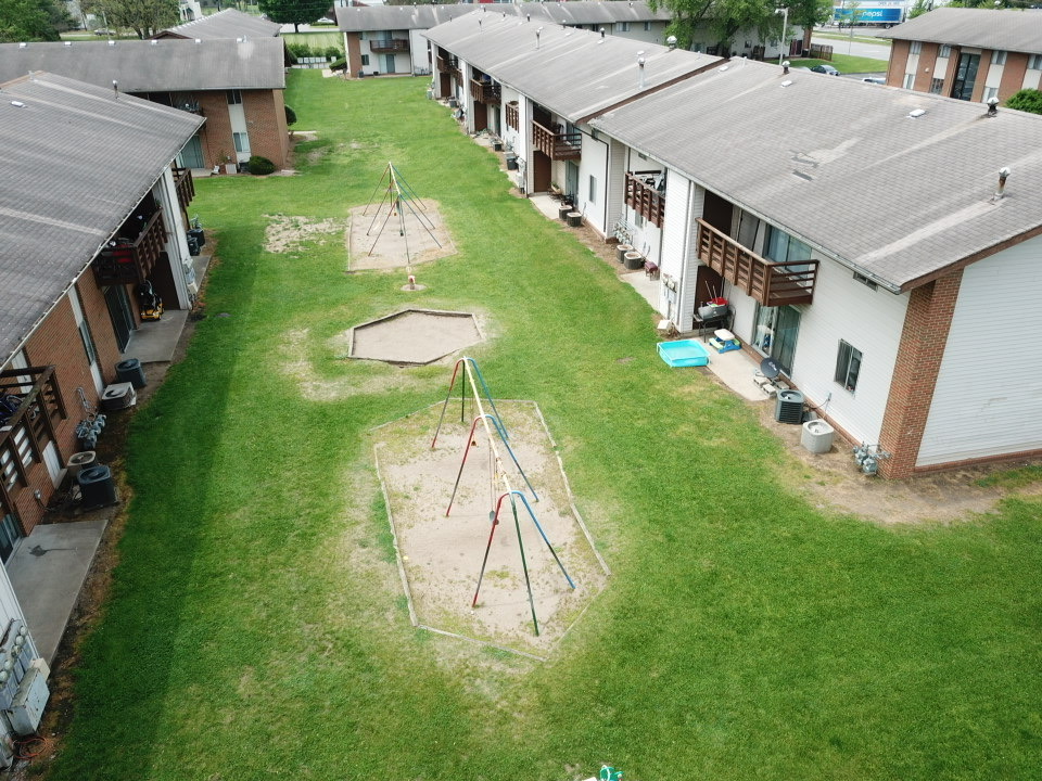 Elkhart Green Apartments exterior in Elkhart, IN